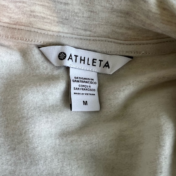NWOT Athleta Purana VNeck Wrap Sweatshirt - Picture 8 of 8